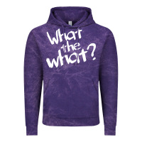 Cloud Purple what the what Vintage Hoodie - linhVisuals