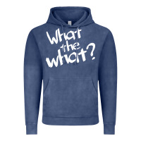 Vintage Denim what the what Vintage Hoodie - linhVisuals