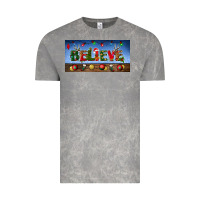 Cloud Rock christmas believe license plate Vintage Tee - BundleAndBundleShop