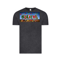 Vintage Black christmas believe license plate Vintage Tee - BundleAndBundleShop