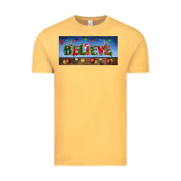 Vintage Mustard christmas believe license plate Vintage Tee - BundleAndBundleShop