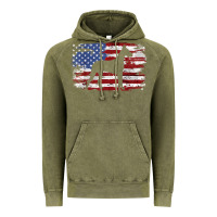 Vintage Olive great dane vintage american flag t shirt Vintage Hoodie - linhVisuals