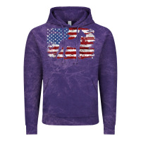 Cloud Purple great dane vintage american flag t shirt Vintage Hoodie - linhVisuals
