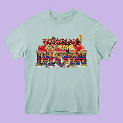 Mexican Mom Mexico Heavy Core Tee Designed By Howdyjamesfarm