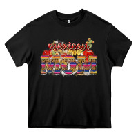 Black Mexican Mom Mexico Heavy Core Tee - HowdyJamesFarm