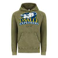 Vintage Olive la salle Vintage Hoodie - linhVisuals