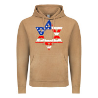 Vintage Camel hanukah american flag star of david   jewish chanukah t shirt Vintage Hoodie - linhVisuals