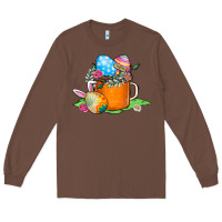 Chestnut Easter Coffee Long Sleeve Tee - CowhideDigitalArt