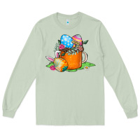 Matcha Easter Coffee Long Sleeve Tee - CowhideDigitalArt