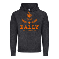 Vintage Black bally Vintage Hoodie - linhVisuals