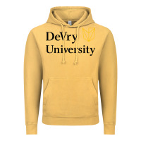 Vintage Mustard devry advantage academy vectorized Vintage Hoodie - linhVisuals