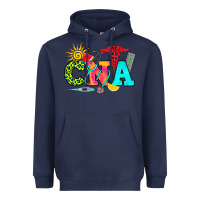 Navy cna summer Heavyweight Hoodie - RanaPortraitStore