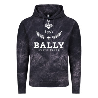 Cloud Black bally Vintage Hoodie - linhVisuals
