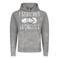 Cloud Rock I survived la chancla Vintage Hoodie - linhVisuals