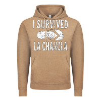 Vintage Coffee I survived la chancla Vintage Hoodie - linhVisuals