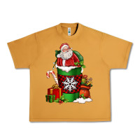 Peanut Butter Christmas Santa Claus Coffee Cup Urban Heavy Tee - FaDigitalArtStudio