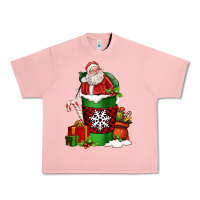 Salmon Christmas Santa Claus Coffee Cup Urban Heavy Tee - FaDigitalArtStudio