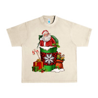 Sandshell Christmas Santa Claus Coffee Cup Urban Heavy Tee - FaDigitalArtStudio