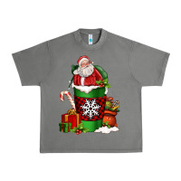 Tornado Christmas Santa Claus Coffee Cup Urban Heavy Tee - FaDigitalArtStudio