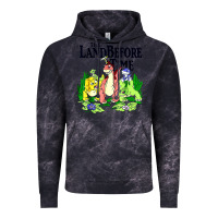 Cloud Black land before time pastel dinosaur friends Vintage Hoodie - linhVisuals