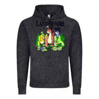 Vintage Black land before time pastel dinosaur friends Vintage Hoodie - linhVisuals