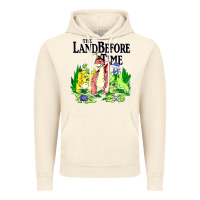 Vintage Artic land before time pastel dinosaur friends Vintage Hoodie - linhVisuals