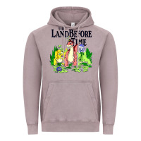 Vintage Zinc land before time pastel dinosaur friends Vintage Hoodie - linhVisuals