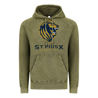 Vintage Olive st pius x high school athletics Vintage Hoodie - linhVisuals