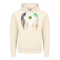 Vintage Artic irish american usa flag celtic cross st patrick's day premium t shirt Vintage Hoodie - linhVisuals