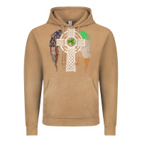 Vintage Camel irish american usa flag celtic cross st patrick's day premium t shirt Vintage Hoodie - linhVisuals
