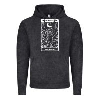 Vintage Black mothman   the moon Vintage Hoodie - linhVisuals