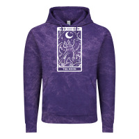 Cloud Purple mothman   the moon Vintage Hoodie - linhVisuals