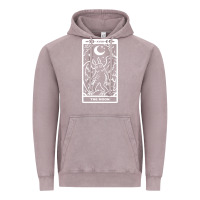 Vintage Zinc mothman   the moon Vintage Hoodie - linhVisuals
