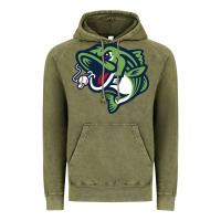 Vintage Olive gwinnett stripers Vintage Hoodie - linhVisuals
