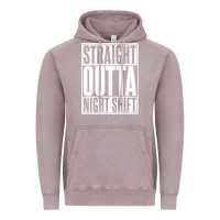 Vintage Zinc straight outta night shift Vintage Hoodie - linhVisuals
