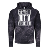 Cloud Black straight outta night shift Vintage Hoodie - linhVisuals