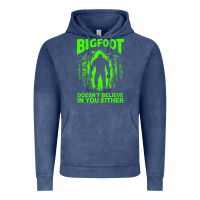 Vintage Denim bigfoot believer t  shirt bigfoot doesnt believe in you either t  shir Vintage Hoodie - linhVisuals