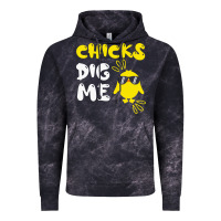 Cloud Black chicks dig me Vintage Hoodie - linhVisuals