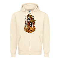 Sandshell leopard pumpkin polka dot sunflower Zipper Hoodie - JahusDesignShop