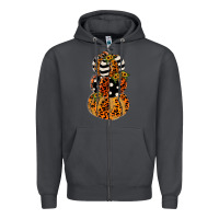 Smoke leopard pumpkin polka dot sunflower Zipper Hoodie - JahusDesignShop