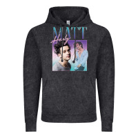 Vintage Black matt healy homage Vintage Hoodie - linhVisuals