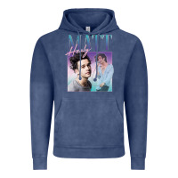 Vintage Denim matt healy homage Vintage Hoodie - linhVisuals