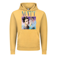 Vintage Mustard matt healy homage Vintage Hoodie - linhVisuals
