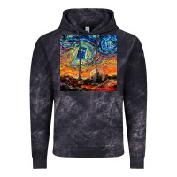 Cloud Black van gogh never saw gallifrey Vintage Hoodie - linhVisuals