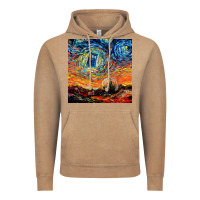 Vintage Coffee van gogh never saw gallifrey Vintage Hoodie - linhVisuals
