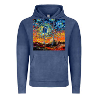 Vintage Denim van gogh never saw gallifrey Vintage Hoodie - linhVisuals