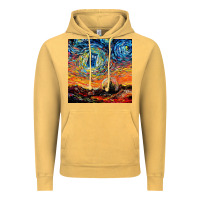 Vintage Mustard van gogh never saw gallifrey Vintage Hoodie - linhVisuals