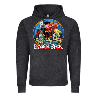 Vintage Black fraggle rock classic Vintage Hoodie - linhVisuals