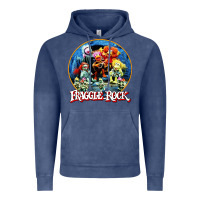 Vintage Denim fraggle rock classic Vintage Hoodie - linhVisuals