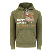 Happy Llamakah Llama Withorah Jewish Vintage Hoodie | Teevron
